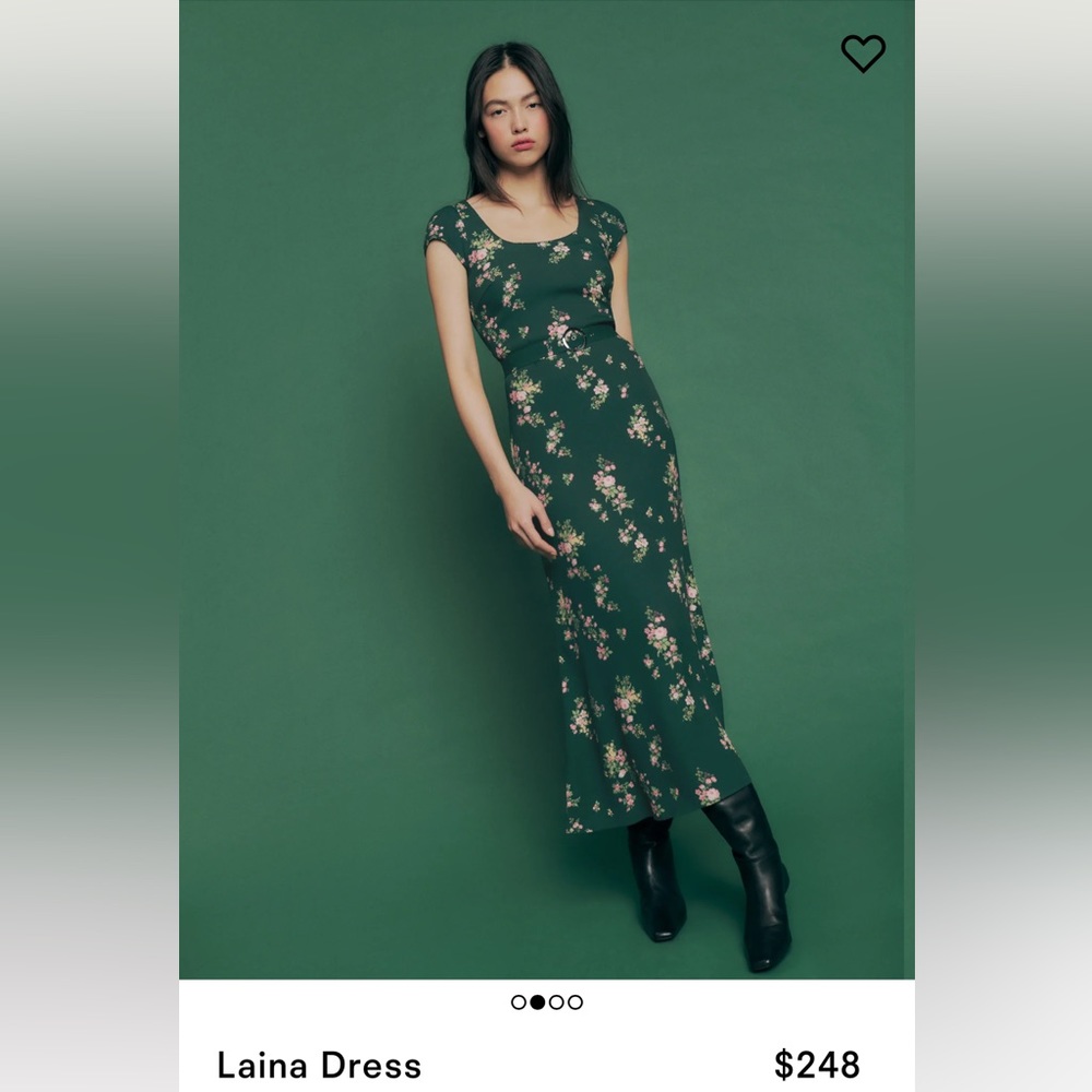 NWT Reformation Laina Dress (S)